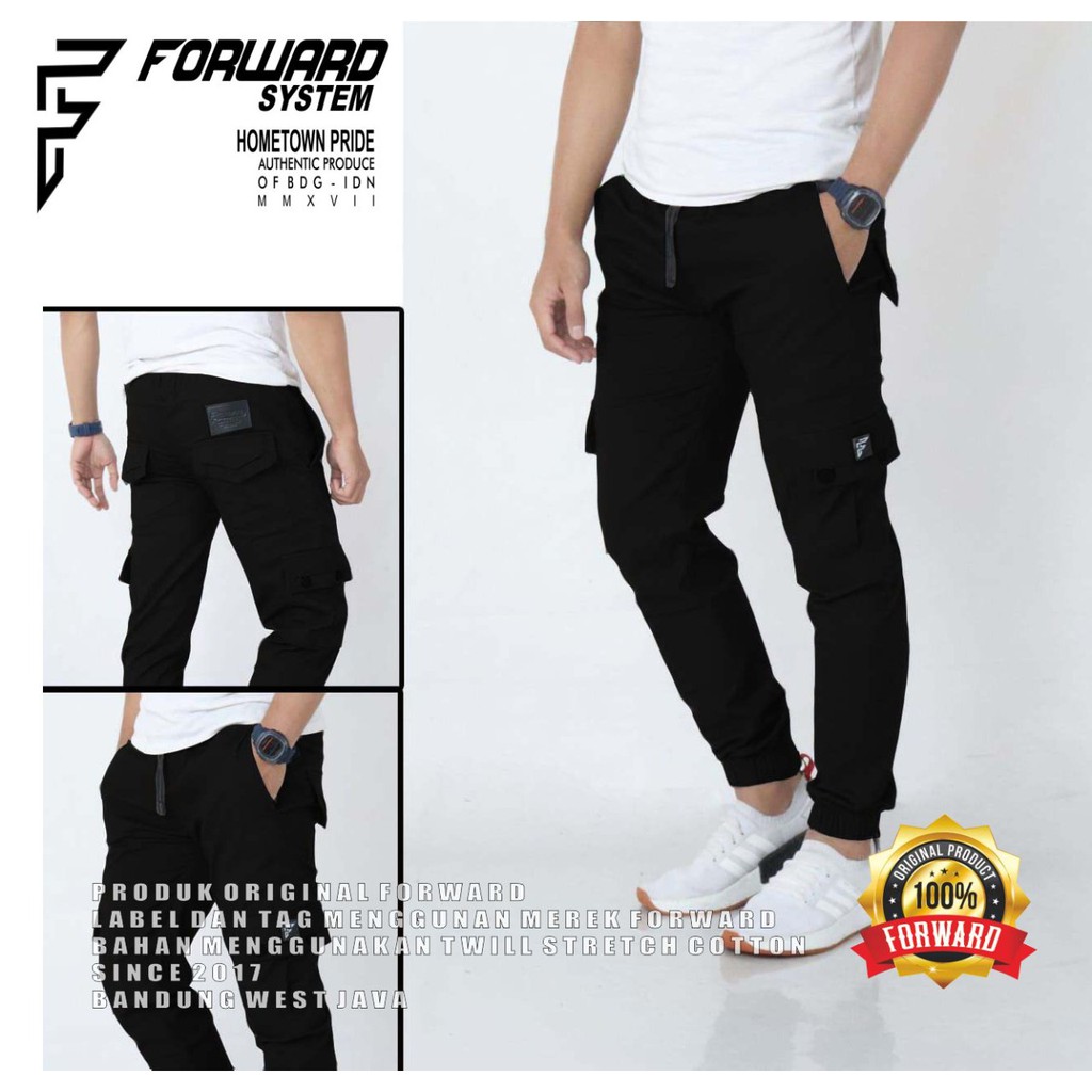 Celana joger jogger pria polos original forward