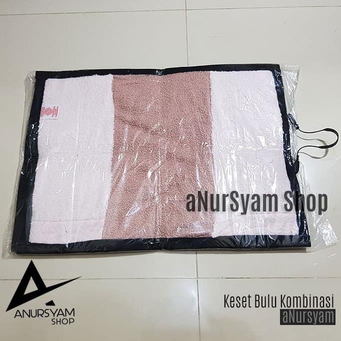 Keset Bulu Kombinasi / Keset Bulu / Lap Kaki Nyaman Dikaki anursy44 Diminati Banget