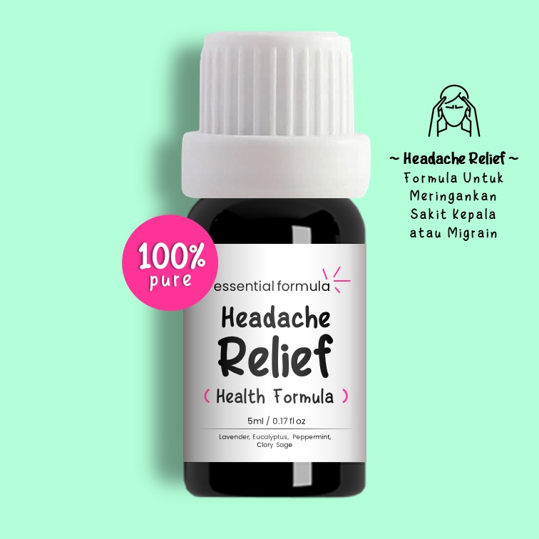 Essential Formula Headache Relief EO Blend Untuk Sakit Kepala/Migrain