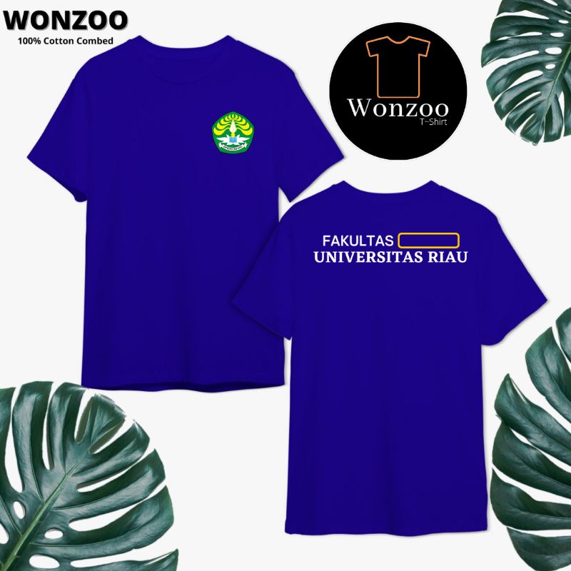 KAOS UNIVERSITAS RIAU - BAJU KAMPUS UNIVERSITAS RIAU (BS REQUEST NAMA FAKUKTAS)