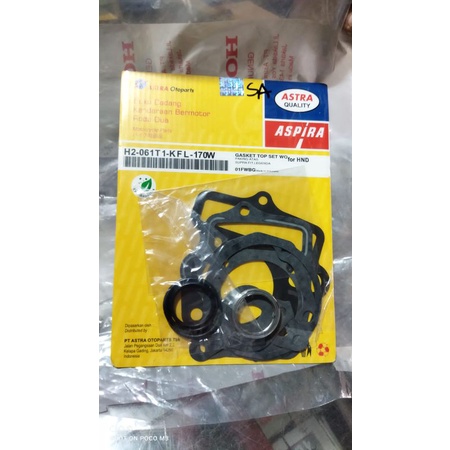 Paking top set Revo lama,Fit new,fit lama Aspira