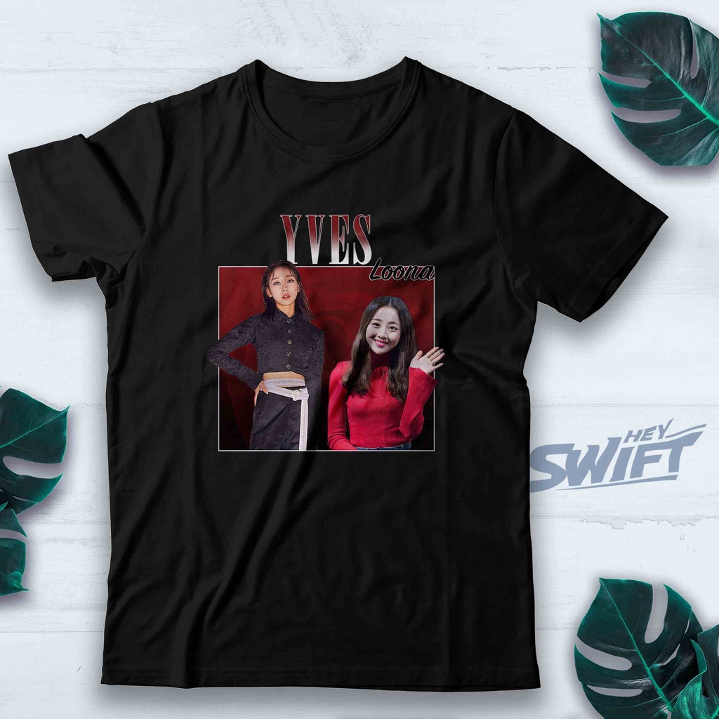 KAOS Yves LOONA Vintage KPOP TSHIRT BAJU DISTRO