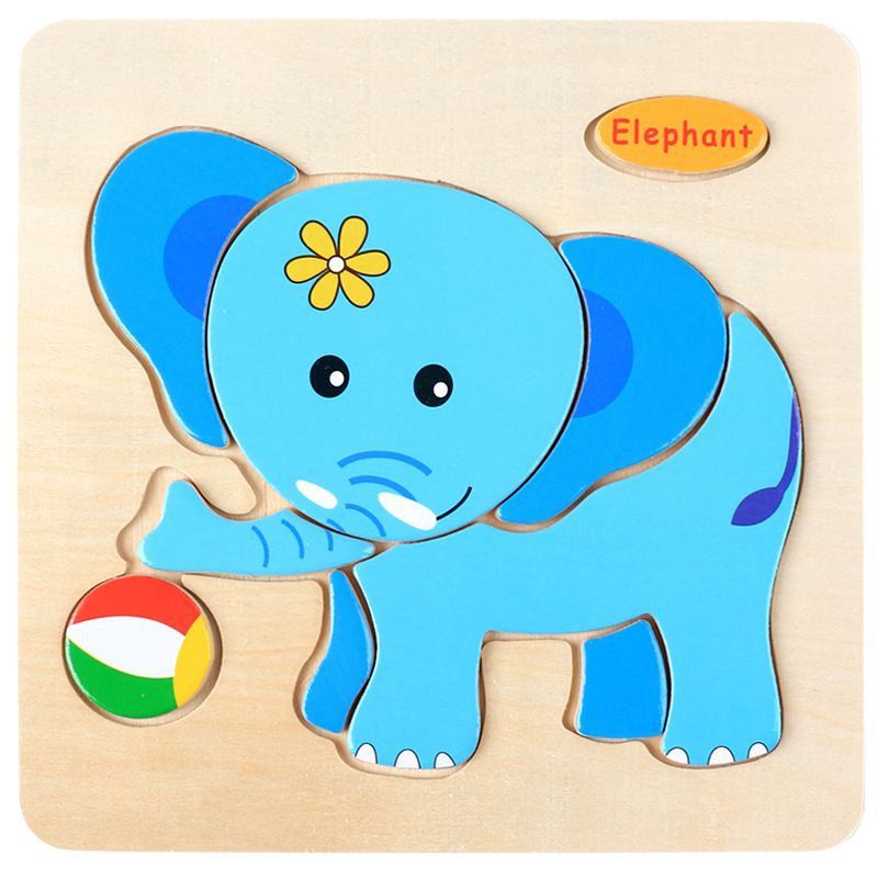 Wooden Puzzle, Puzzle Kayu anak, Mainan Edukasi Edukatif  Balita