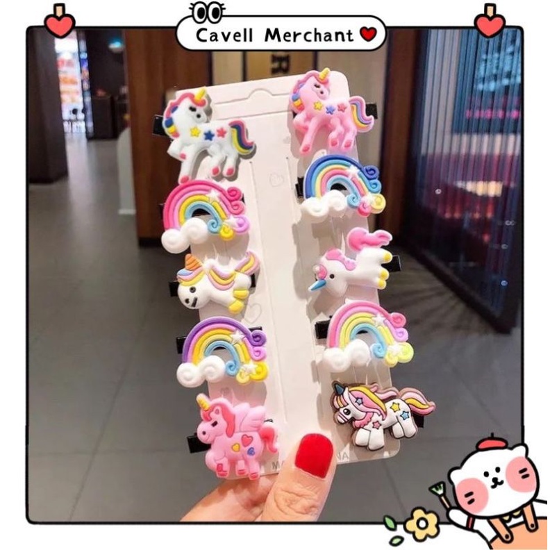 Cavell Merchant JEPITAN ANAK 1SET ISI 10pcs MOTIF LUCU