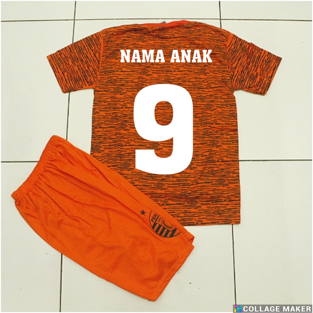 COD CUSTOM NAMA BAJU ANAK PERSIJA/SETELAN BOLA ANAK PERSIJA JAKARTA