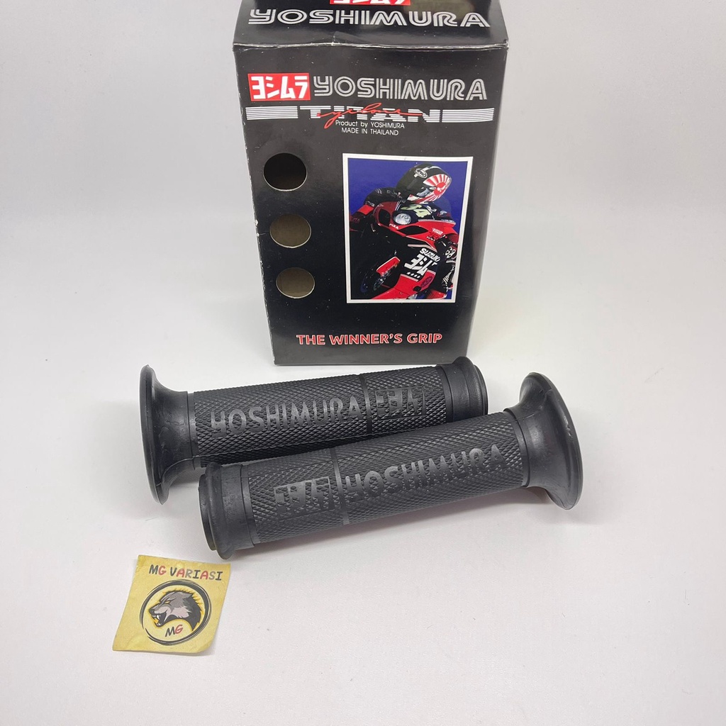 PROMO HANDGRIP GRIP YOSHIMURA THAILAND KARET EMPUK PEGANGAN KARET GAS MOTOR BISA UNTUK SEMUA MOTOR