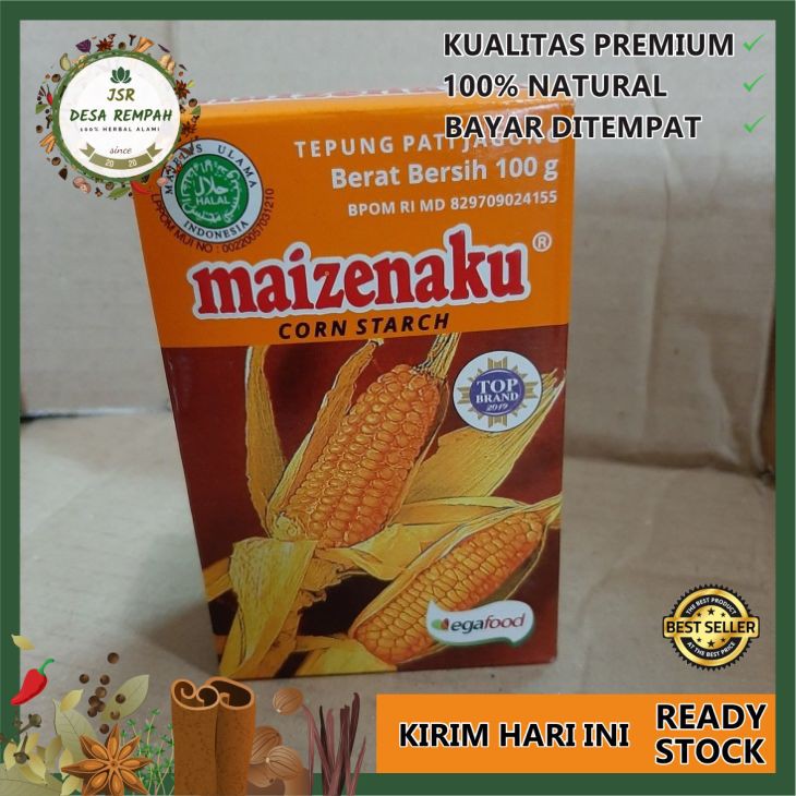 

MAIZENAKU TEPUNG MAIZENA ISI 100 GRAM TEPUNG PATI JAGUNG TOP QUALITY