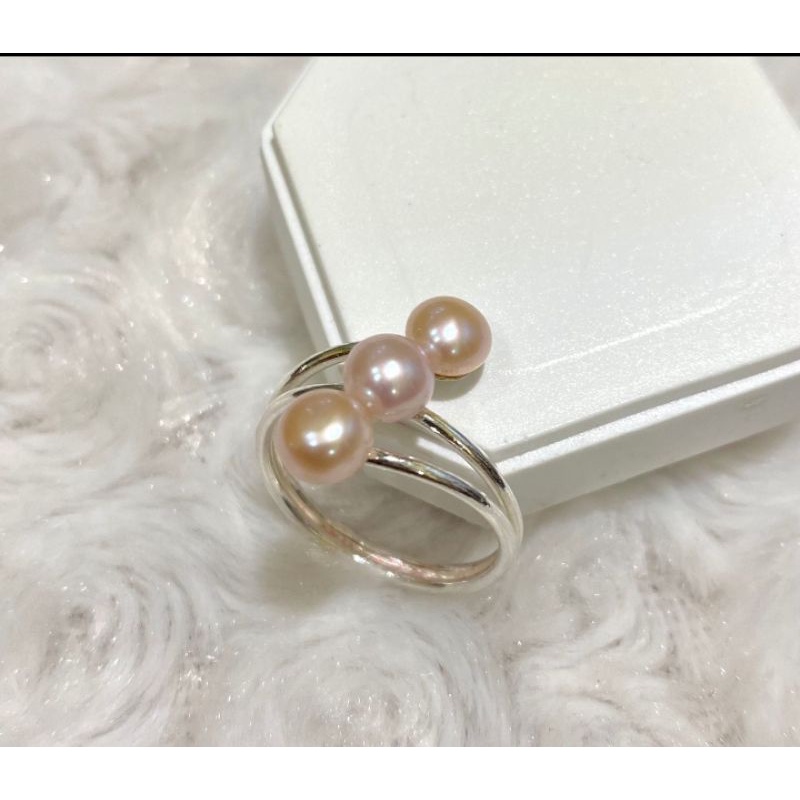 Cincin perak mutiara Lombok asli || model terbaru
