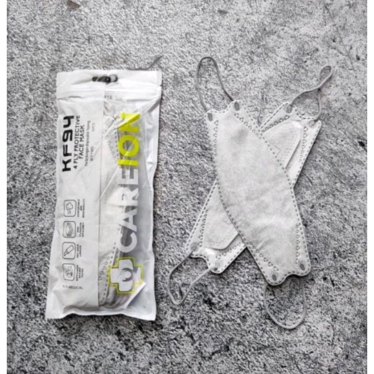 CAREION MASKER KF94 10 PC - MASKER KF94 4PLY CAREION KEMENKES SILVER