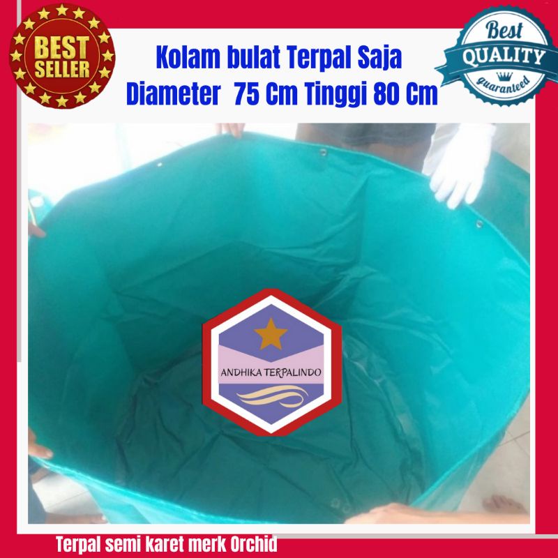 kolam bulat orchid diameter 75cm tinggi 80cm/kolam bundar orchid