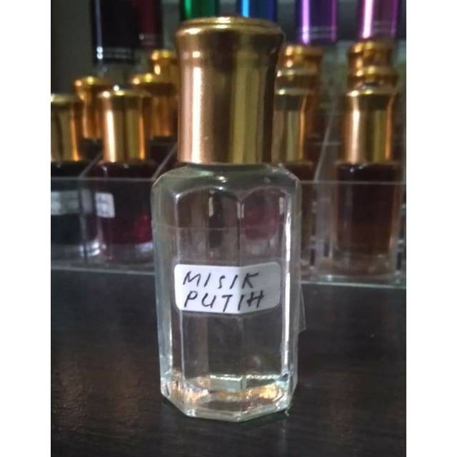 Parfum non alkohol misik Putih 12ml