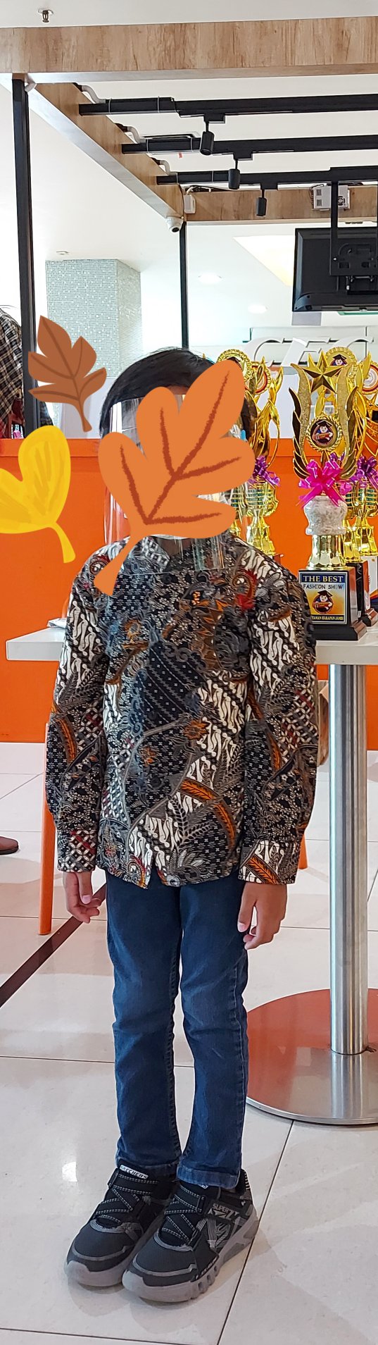 Batik Anak Lucu Hitam Coklat By Batikbule