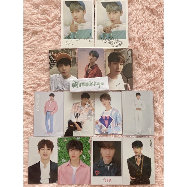 Seventeen SVT Wonwoo Trading Card TC Photocard Henggarae Semicolon IdealCut Haru Fallin Flower Japan