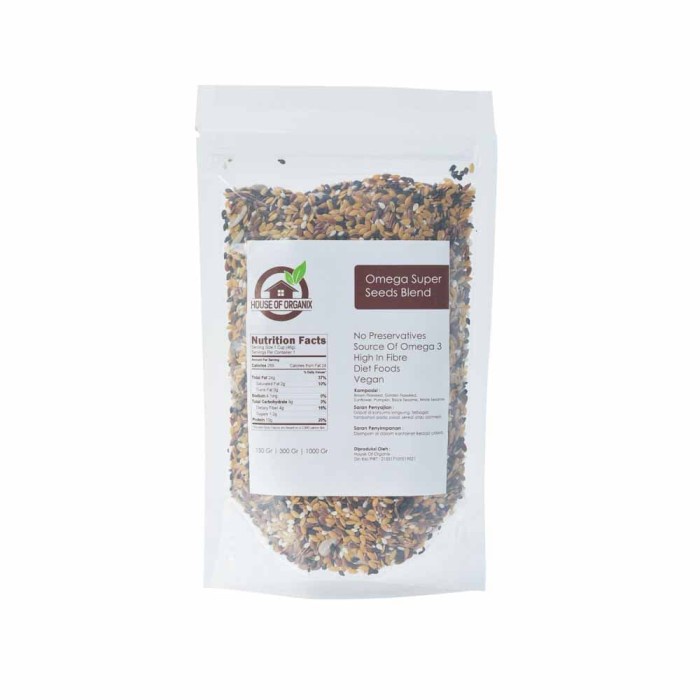 

Q12Sa Omega Super Blend Seeds 150 Gr D51qs448