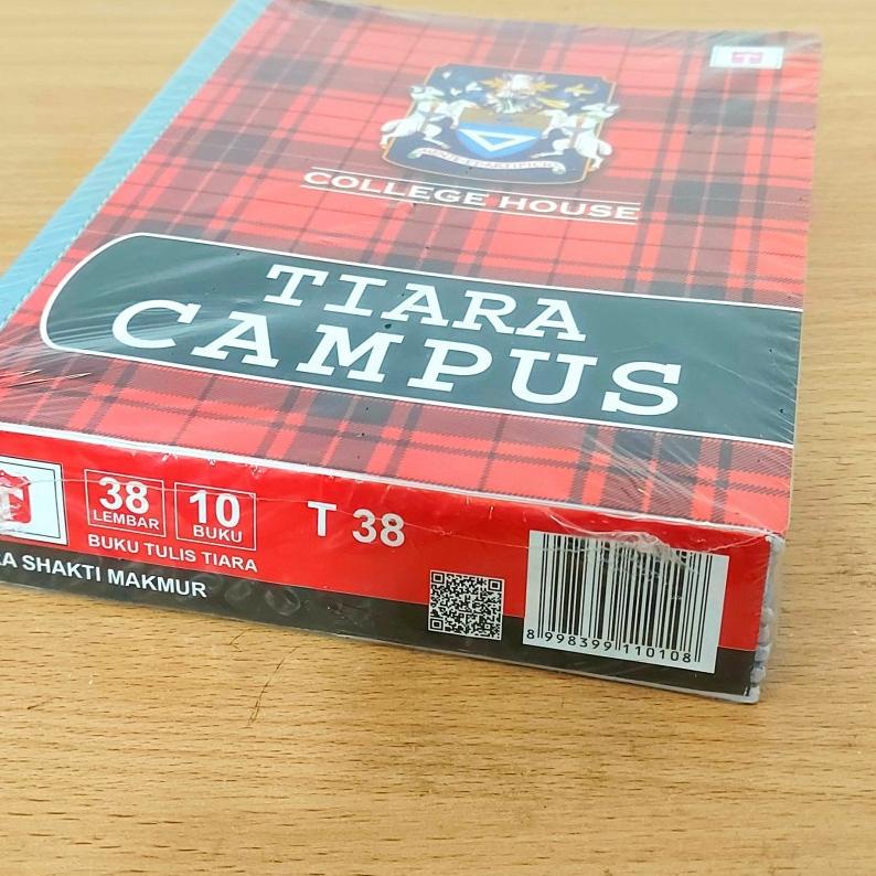 

Terbaru - Buku Tulis TIARA CAMPUS 38 Lembar 1 pack Dapat 10 BUKU