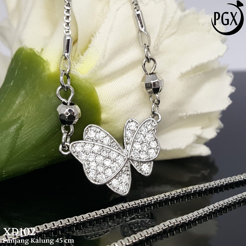 PGX Kalung Wanita Xuping Perhiasan Lapis Emas Aksesoris Fashion Premium - XD102