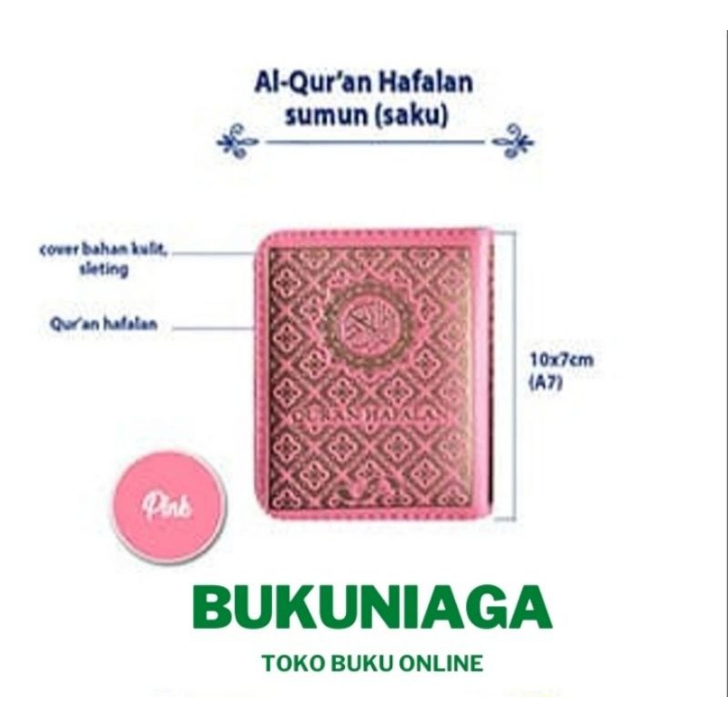 Al Quran Hafalan Saku Tsumun Warna Pink
