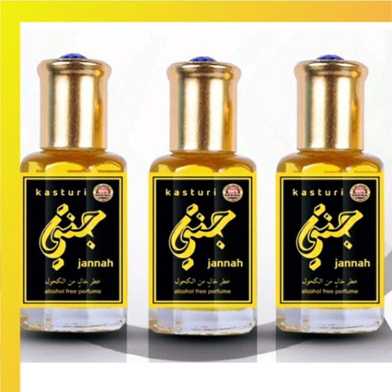 Parfume PARFUM KASTURI JANNATI Non Alkohol 6 ml Farfum Tahan Lama