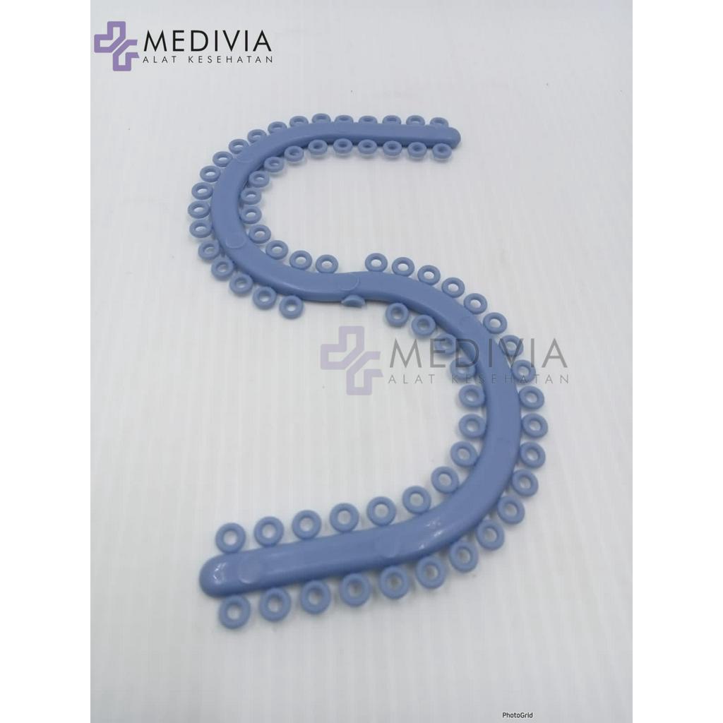 DENTAL ELASTIC SEPARATOR MOLAR BAND RING ORTHO ORTHODONTIC TYPE S KARET ELASTIK GIGI BEHEL