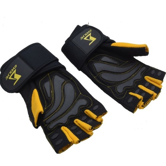 EVOLVE HEAVY WEIGHT LIFTING GLOVES (GEL PAD SUPER TEBEL)