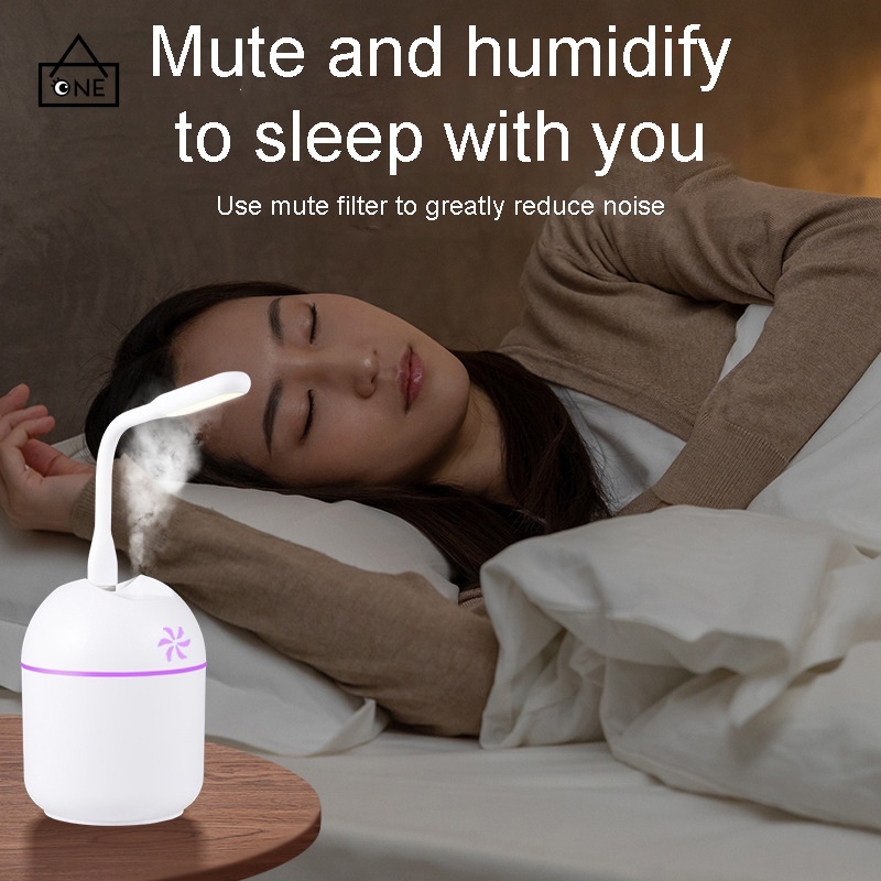 COD❤Air Humidifier Mini Portable USB Mist Sprayer Pelembab Udara Fashion new