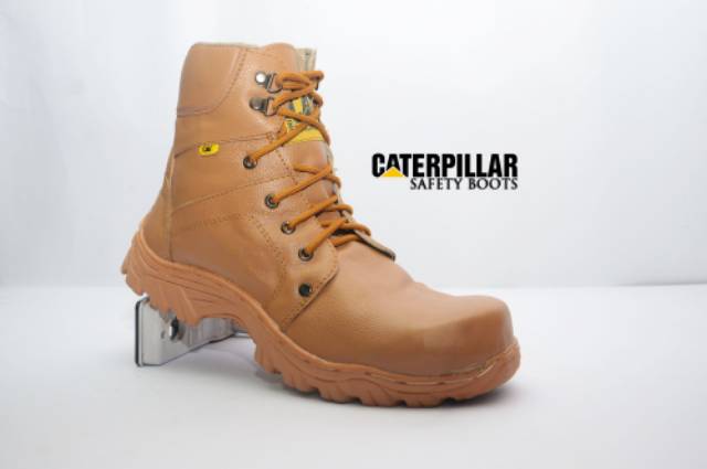 SEPATU BOOTS CATERPILLAR SAFETY KULIT KEREN TRACKING KERJA PROYEKAN PDL DINAS RESMI FORMAL