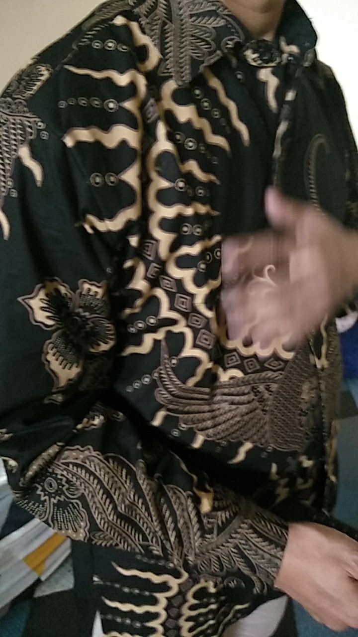 Kemeja Batik Prabu Bahan Katun Baturaden Reguler Fit A540
