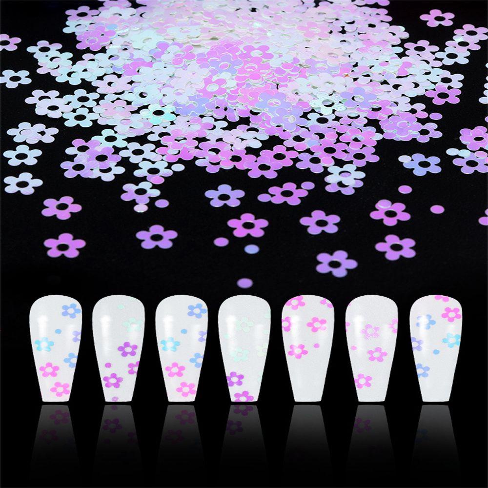 Payet Glitter 3D 12 Grid Holographic Laser Bentuk Kupu-Kupu Untuk Dekorasi Nail Art Butterfly