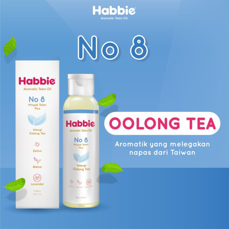 Habbie Minyak Telon No 8 Oolong Tea