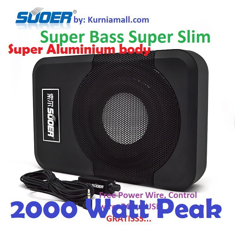 Speaker Subwoofer 8 inch car subwoofer super bass under seat SPL power subwoofer Active Basstube
