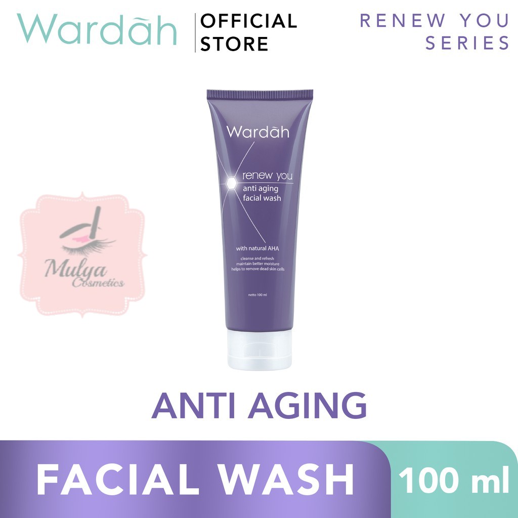 WARDAH RENEW YOU ANTI AGING FACIAL WASH 100 ML