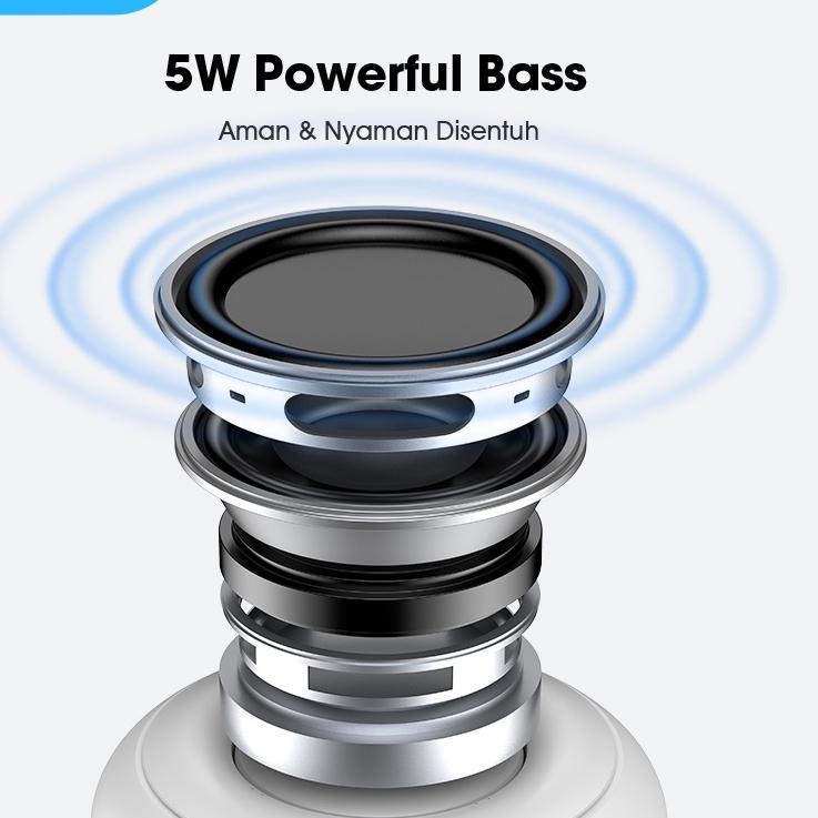 ACOME Speaker Stereo Bluetooth 5.0 TWS 5W Portable Berbahan lembut Garansi Resmi 1 thn A11 {Tgt31au2