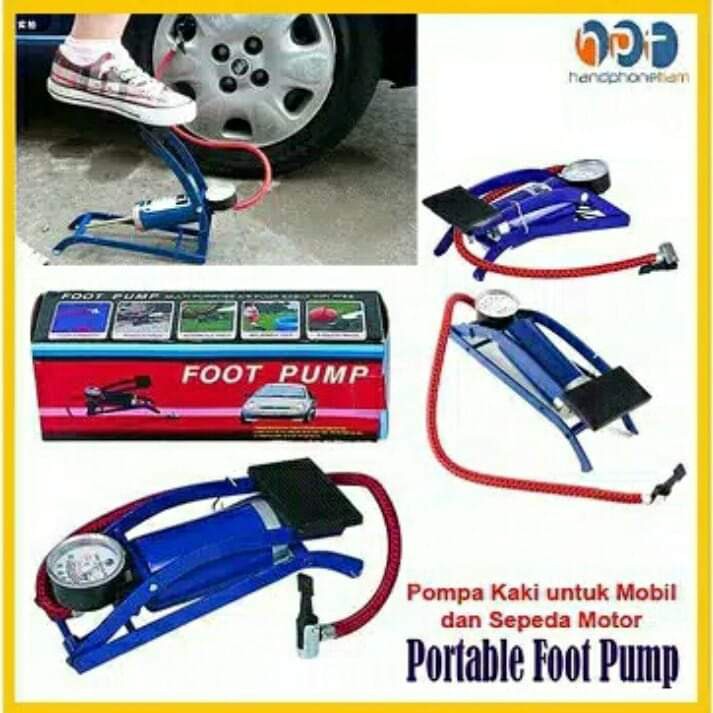 (GRATIS ONGKIR) Pompa Ban Injak / Pompa Kaki / Pompa Ban