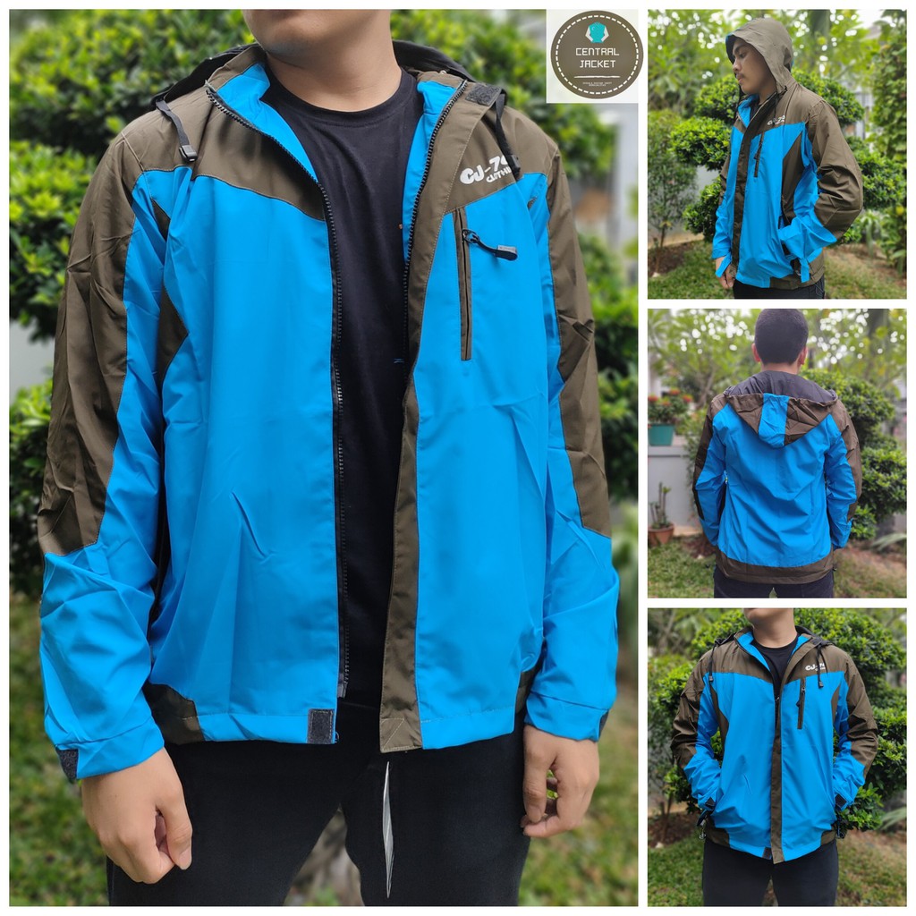 JAKET OUTDOOR PARASUT JN - WATERPROOF HIGH QUALITY - JAKET PARASUT PRIA