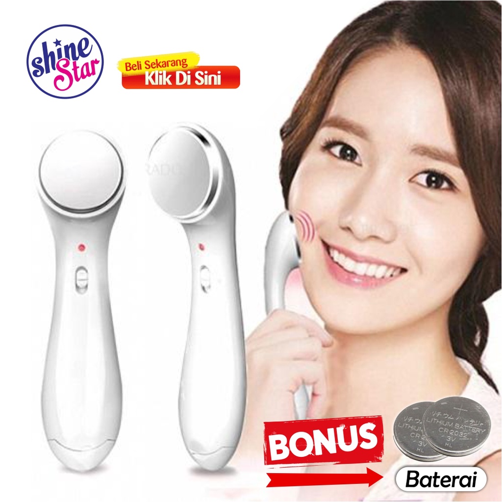 COD - SETRIKA WAJAH / ION FACIAL MASSAGE ELECTRIC / ALAT PEMIJAT PERAWATAN KULIT WAJAH ANTI ANGING