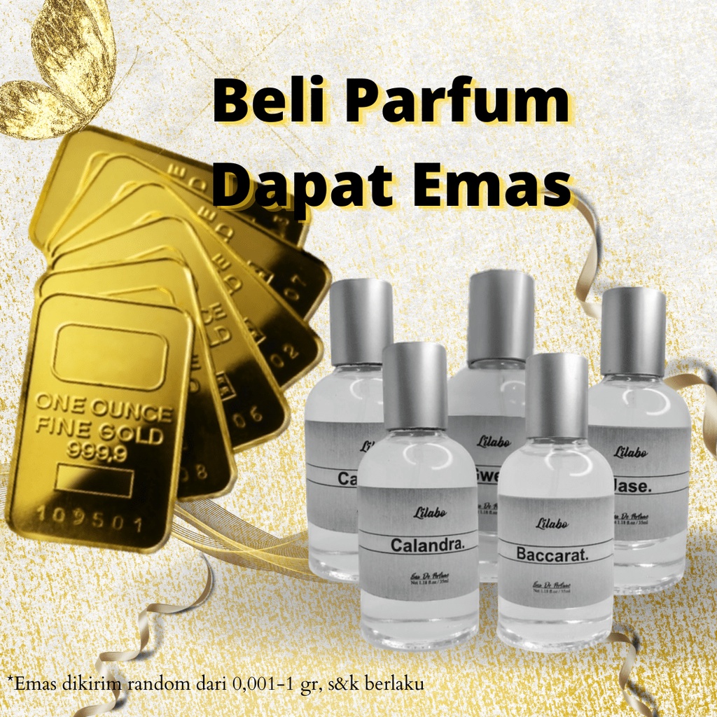 Parfume Lilabo - Eau De Parfume Unisex Best Seller - Parfum Baccarat Calandra Jase Brisia inspired by Andinskin