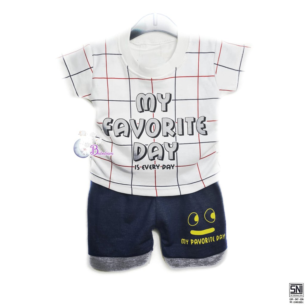 ECER BOBAAM MY FAVORITE DAY SETELAN ANAK LAKI-LAKI / SETELAN ANAK HARGA GROSIR-2