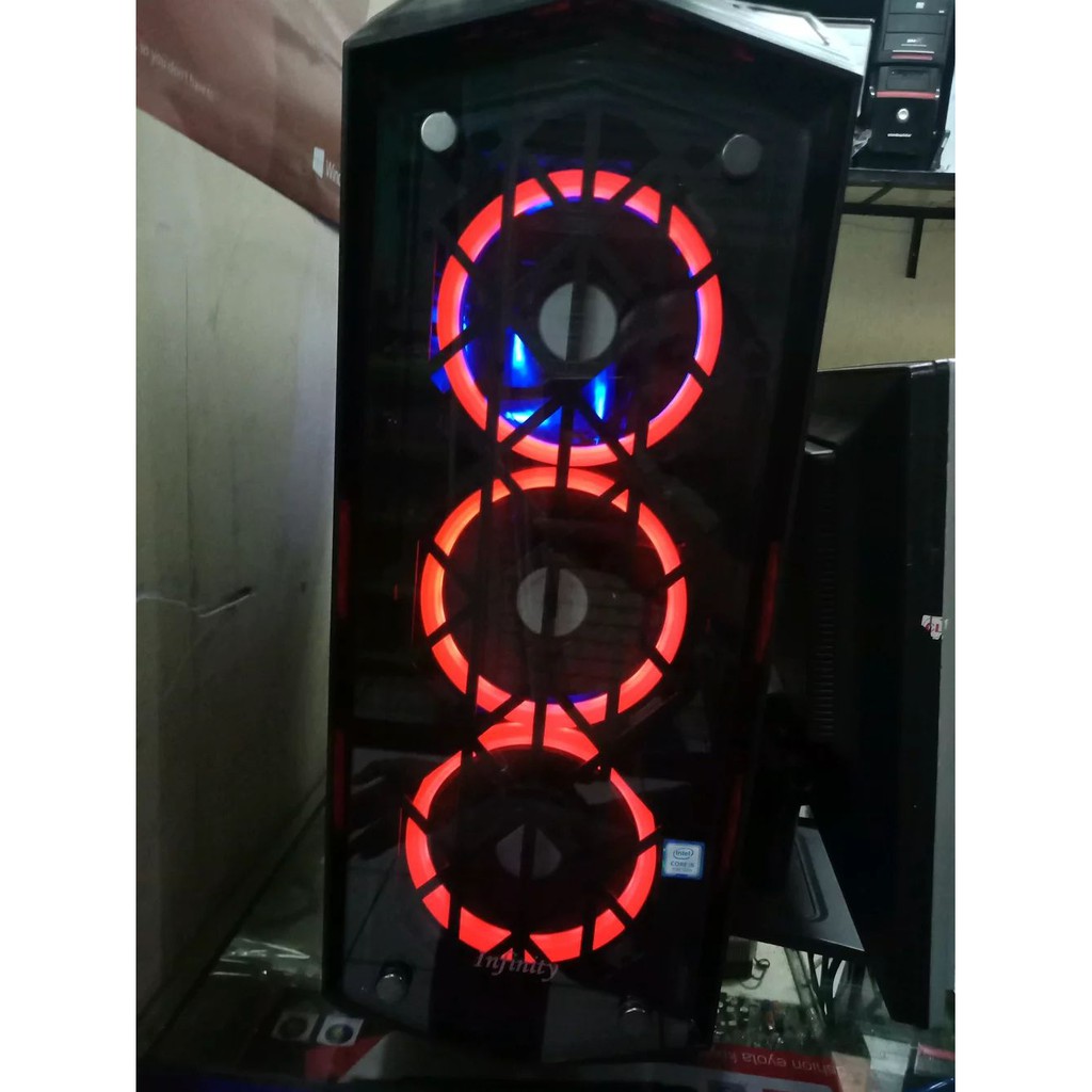PC CPU RAKITAN GAMING i7 8700 coffeelake Vga GTX 1060 6GB SSD 240GB DDR4 16GB SUPER HIGH END