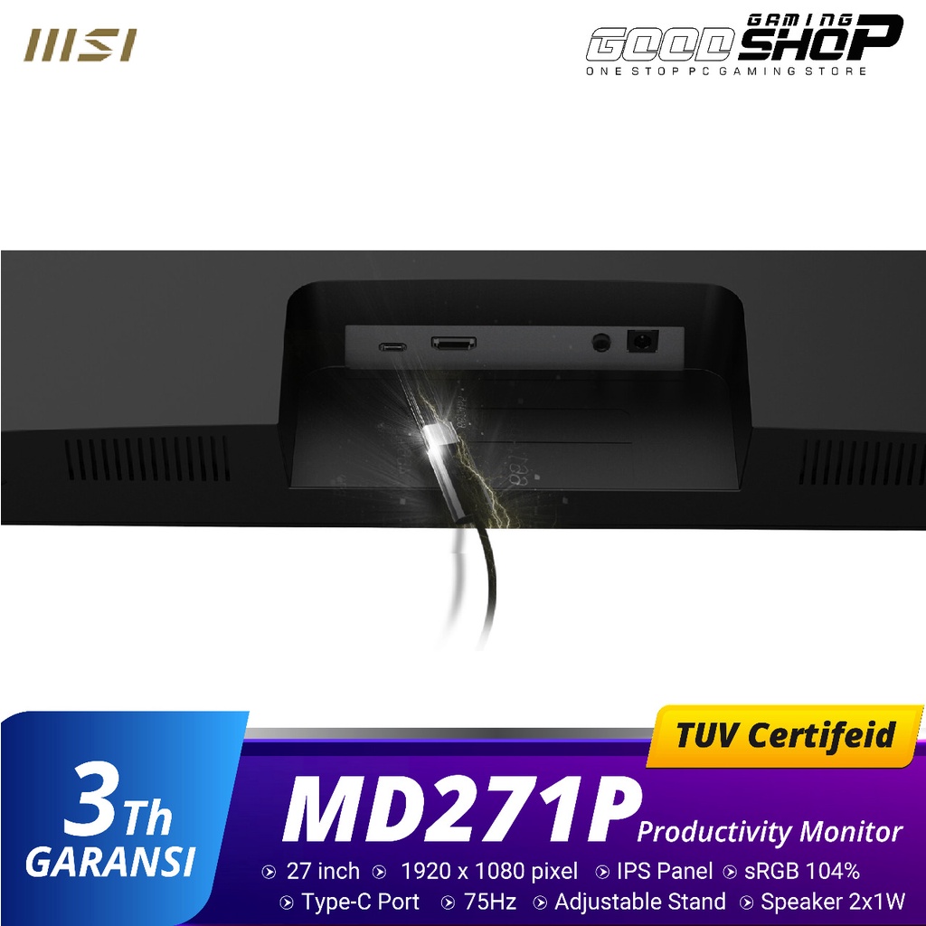 Monitor MSI Modern MD271P 27&quot; - Gaming monitor