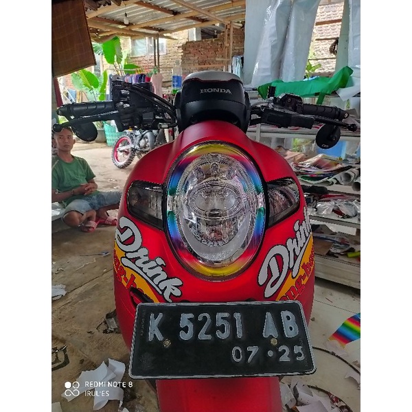 stiker cutting body scoopy tema drink beng beng, cutting body scoopy, sticker scoopy, scoopy