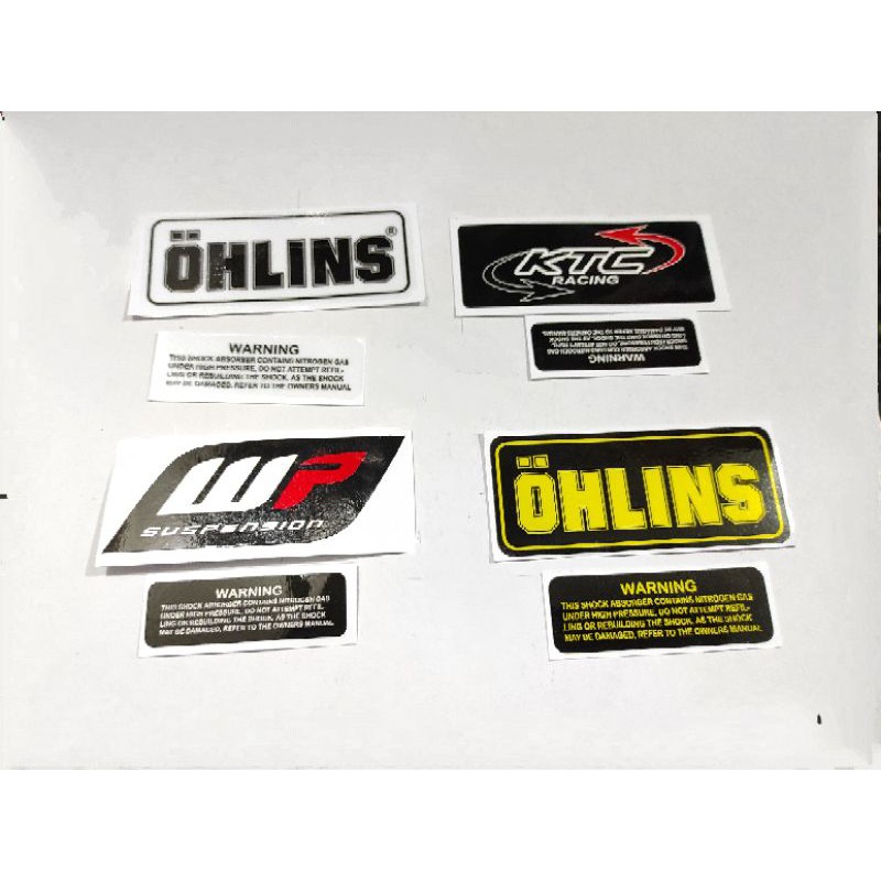 Sticker Shockbreaker WP/Ohlins/KTC