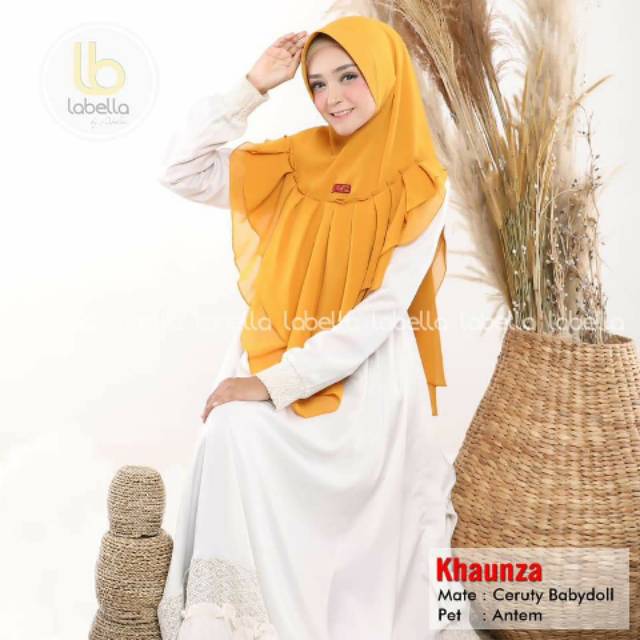 Hijab Jilbab Khaunza Ori Labella