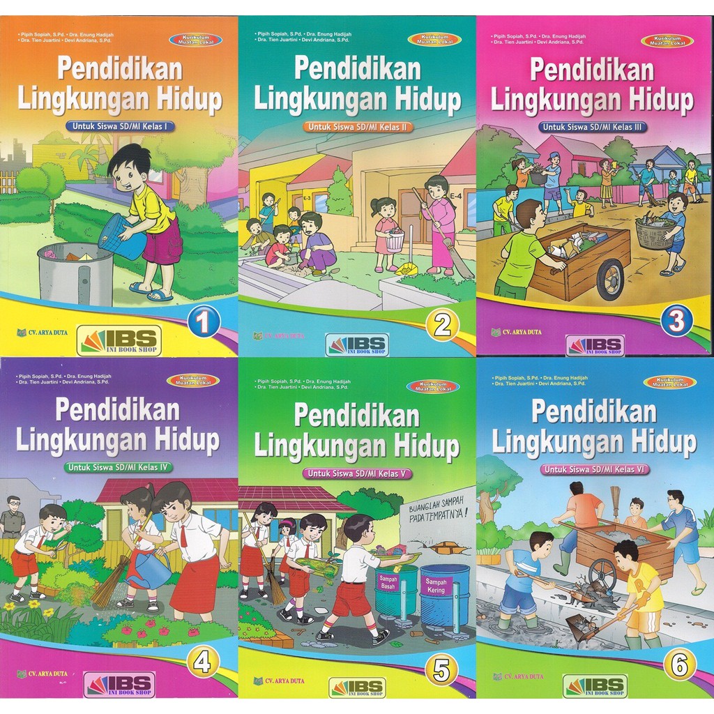 Buku Siswa Kelas 1 6 Sd Mi Pendidikan Lingkungan Hidup Plh Shopee Indonesia