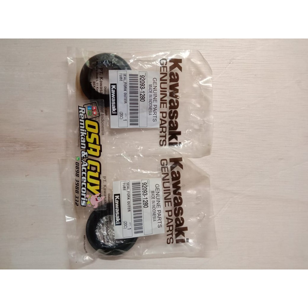 seal debu skok depan shockbreaker ninja ori kawasaki