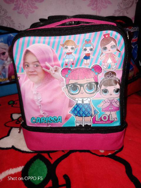 Tas Bekal Makanan Anak Perempuan Karakter Lol Lunch Bag Alumuniumfoil Bc 02 Dayony