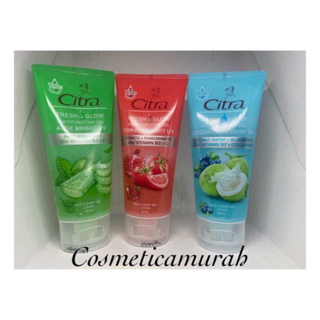 LENGKAP // CITRA FRESH GLOW MULTIFUNTION GEL / CITRA TOMATO GEL / CITRA ALOEVERA GEL