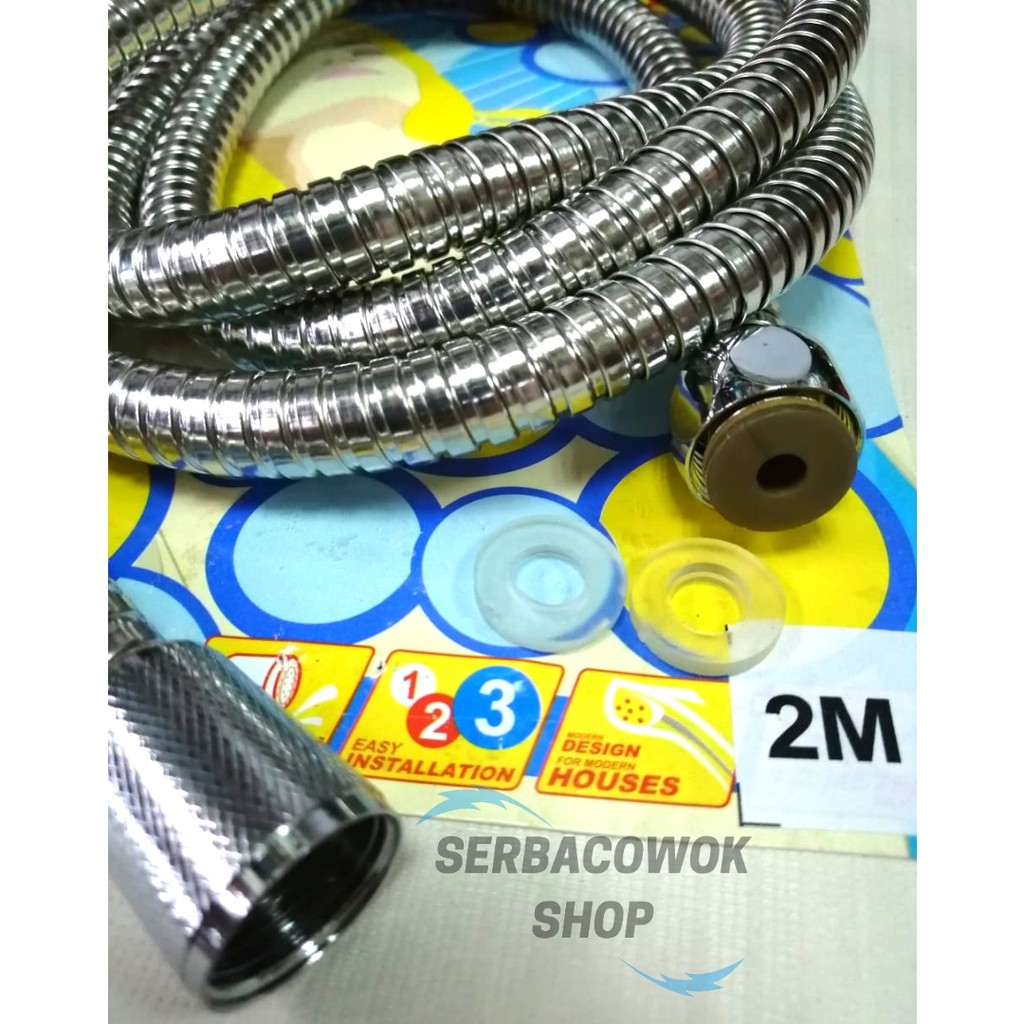 Selang Shower fleksibel Flexible elastis serbaguna 1.5 meter kenmaster Termurah Berkualitas