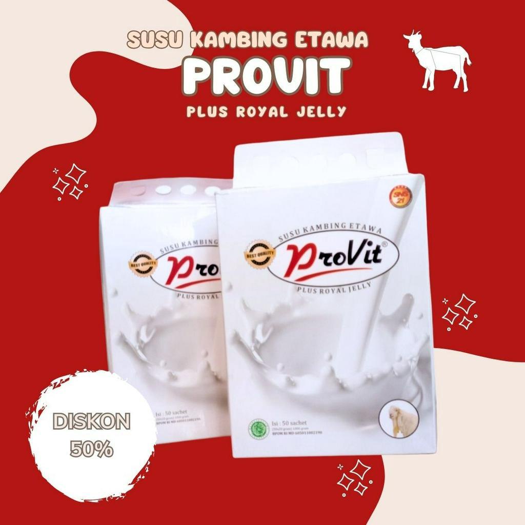 

SUSU KAMBING ETAWA PROVIT PLUS ROYAL JELLY / SUSU PROVIT ERJE TERBARU