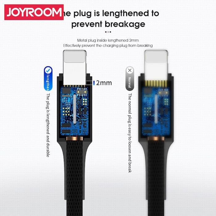 Joyroom Cable lighting 1 meter Black