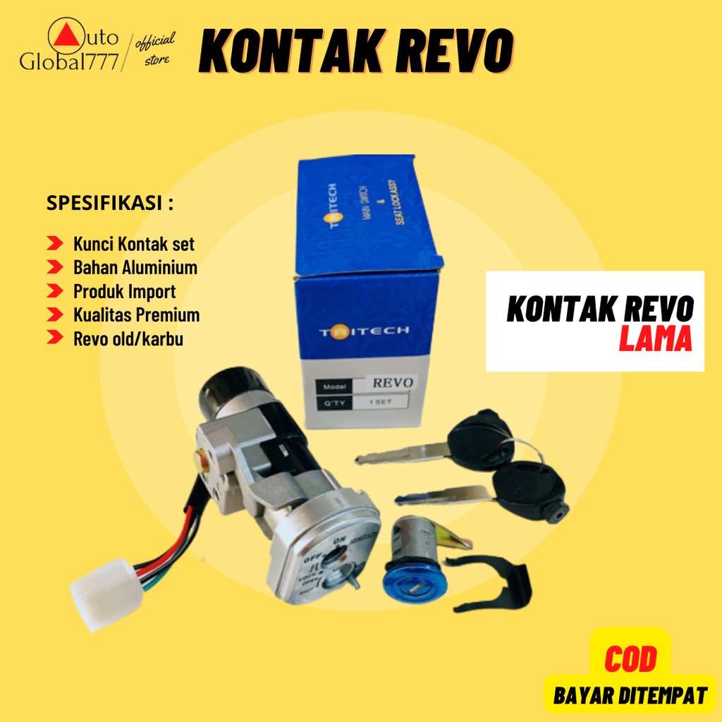 Kunci Kontak Revo fit set Kunci jok Kontak Revo lama Revo karbu